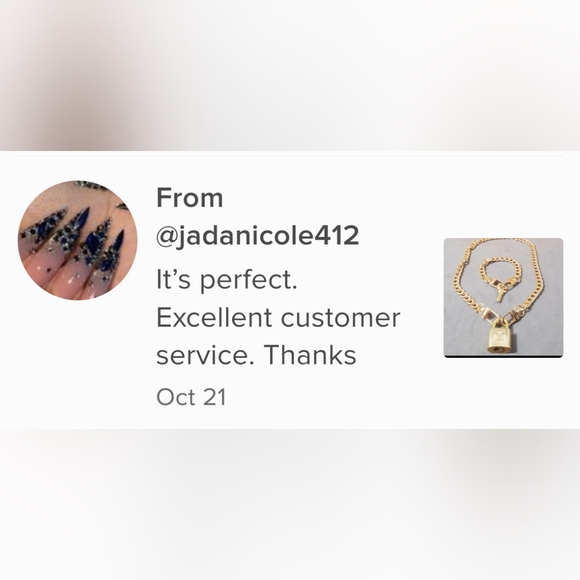 #333 Authentic LOUIS VUITTON Lock Key Set Padlock Brass Polished Chain Necklace - Picture 9 of 9